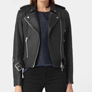 ALL SAINTS LEATHER BIKER JACKET
